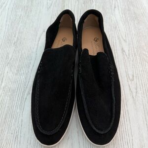 NEVER WORN Black Suede Men's Loafers